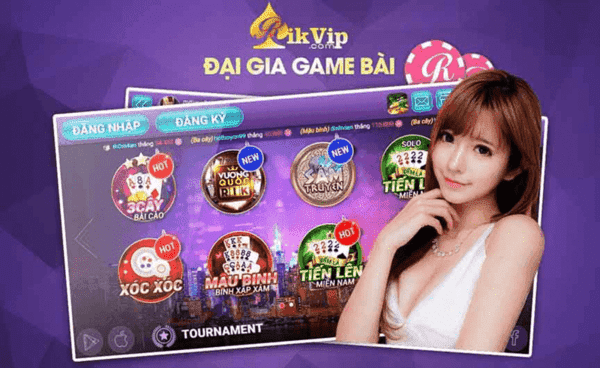 Sản phẩm giải trí tại Game Bài Đổi thưởng Rikvip