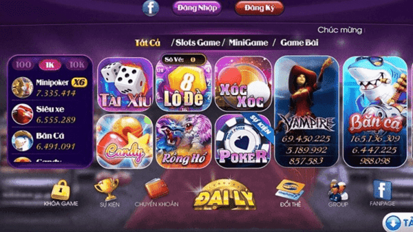 Những sản phẩm nổi bật hiện có của Game nổ hũ đổi thưởng Trùm Hũ