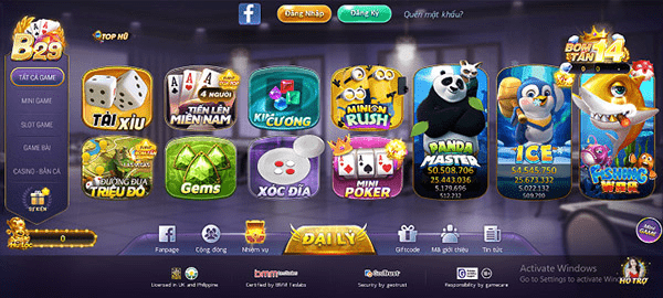 Nhận xét về cổng game bài đổi thưởng B29