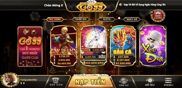 Cho phép cài cấu hình tải game bài đổi thưởng go99