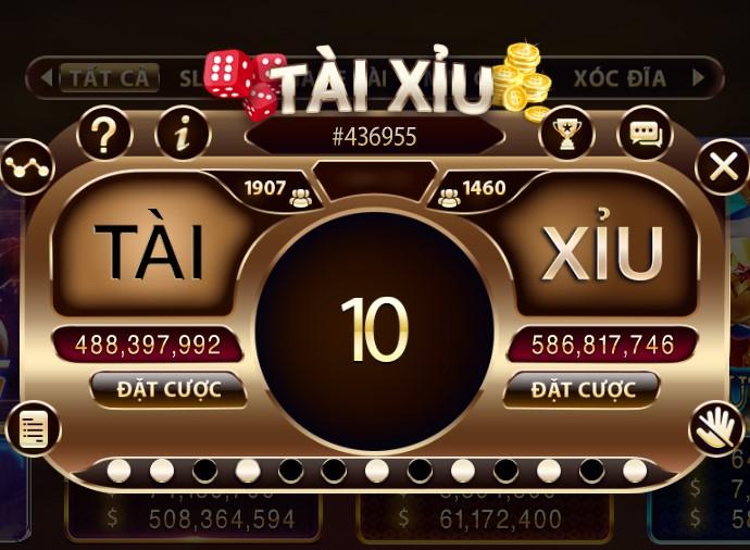 Game tài xỉu tại May Club