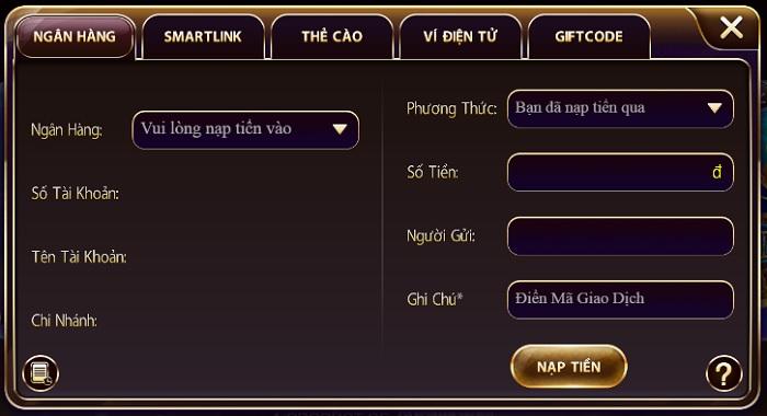 Cách nạp tiền nhatvip