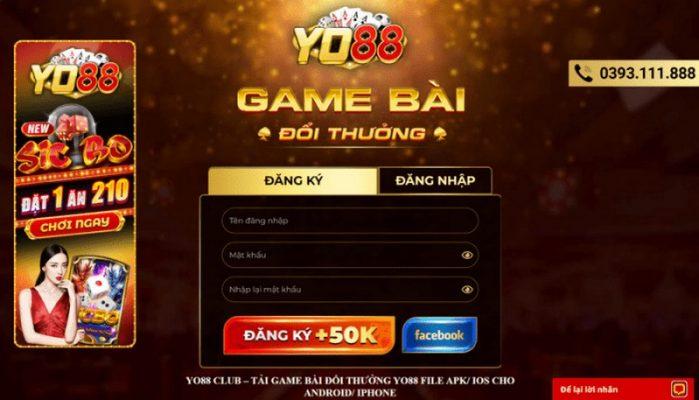 Giới thiệu về cổng game YO88