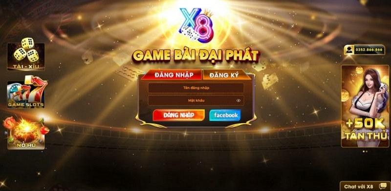 Đăng ký game bài đổi thưởng X8 Club