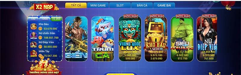 Kho game phong phú, trả thưởng hấp dẫn khi chơi Lux888