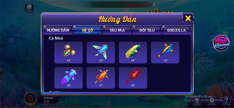 Bắn cá đổi thưởng của Ric Win