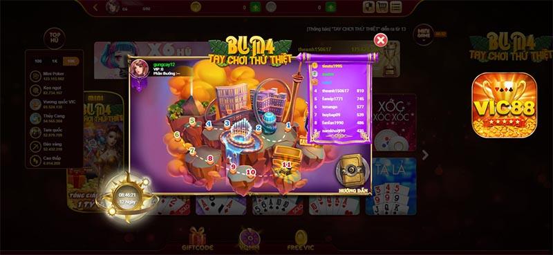 Tổng quan game bài Vic88