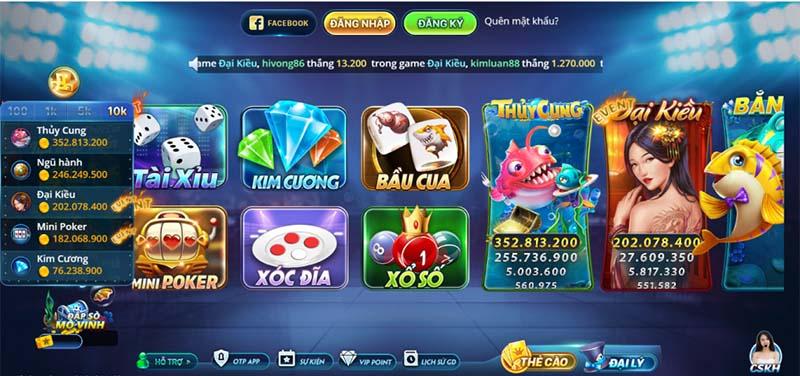 Giới thiệu tổng quan game bài Vinh Club