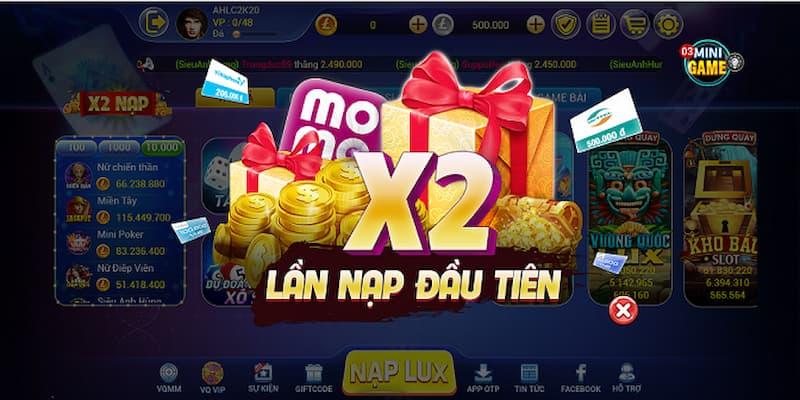 Nạp code tại Lux888 cực kì đơn giản