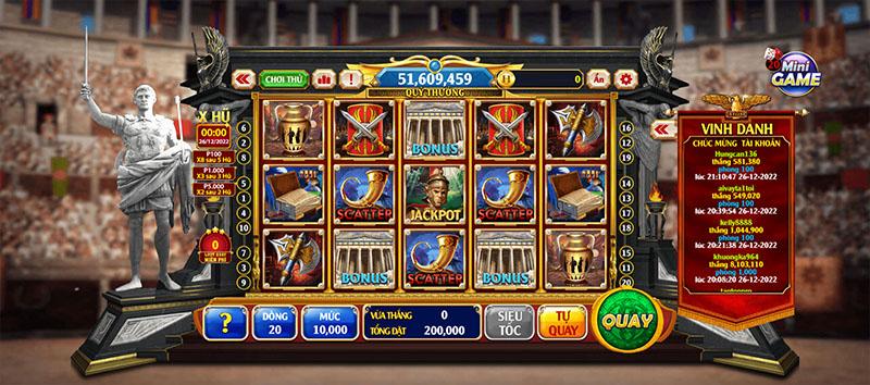 Slots game với đồ họa bắt mắt