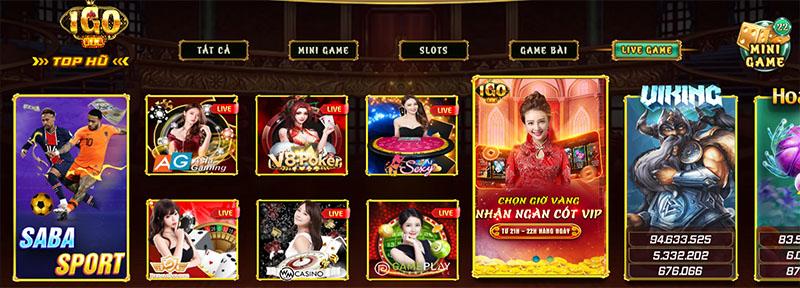 Live Game đỉnh cao