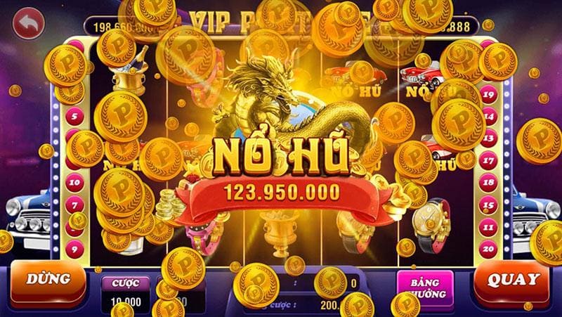 Slots game trúng hũ lên đến trăm triệu đồng