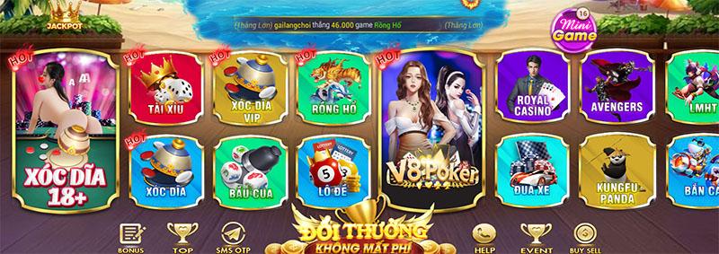 Kho game cá cược đa dạng