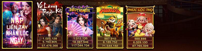 Nổi tiếng là cổng game Nổ hũ đa dạng với Jackpot không dưới chục triệu