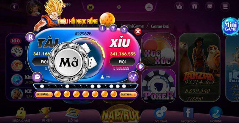 Bộ môn Tài xỉu ở Mini game