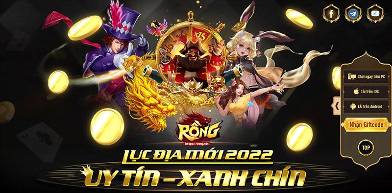 Rong Gold là cổng game có sức hút nhất năm 2023