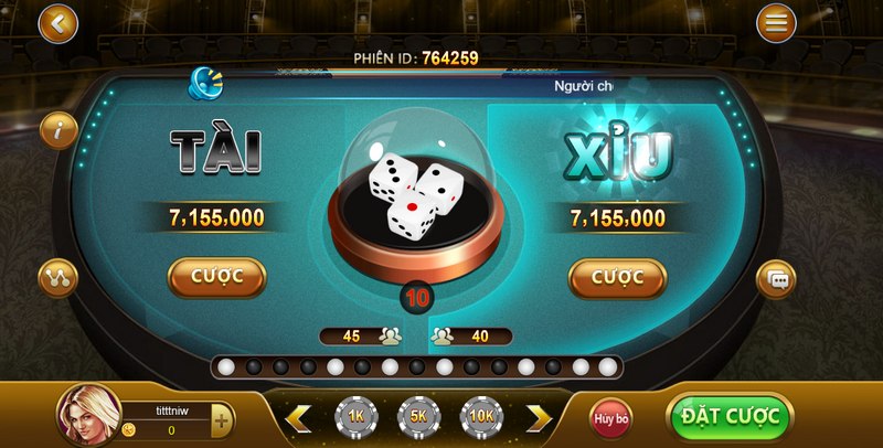 mini game tài xỉu trên bancah5 là sảnh chơi cực hot, thu hút đông đảo người chơi