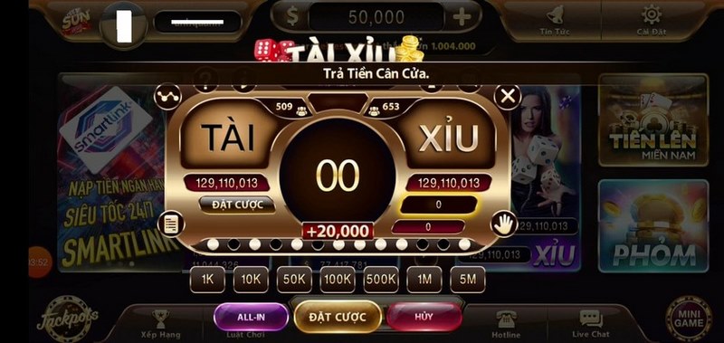 tổng quan về cách chơi tài xỉu trên cổng game sunwin