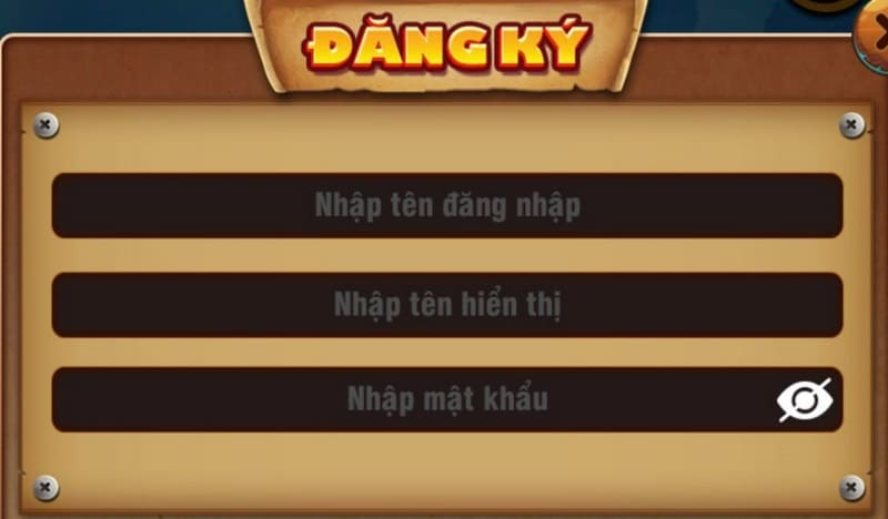 Thao tác Đăng ký tài khoản và Đăng nhập vào game thật dễ dàng