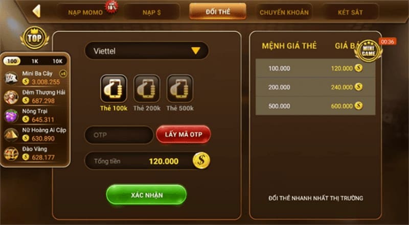 Rút tiền từ cổng game siêu đơn giản chỉ trong ít phút