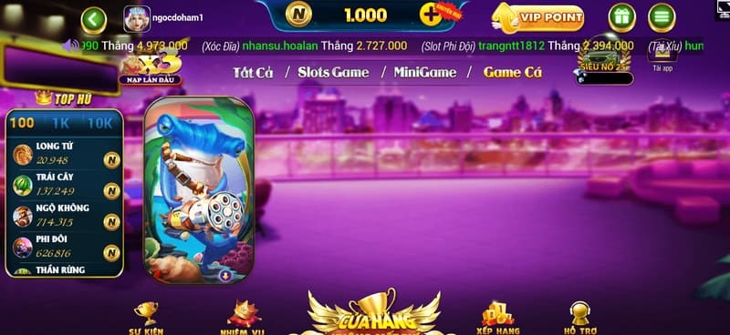 Chơi bắn cá kinh điển tại cổng game