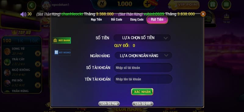 Chia sẻ cách thanh toán rút tiền ở cổng trò chơi cực nhanh