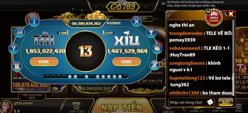 Tài xỉu Go789 – Ưu điểm và những lưu ý cần nhớ khi tham gia