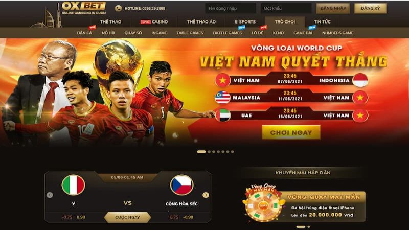 Giới thiệu nhà cái cá cược OXBET