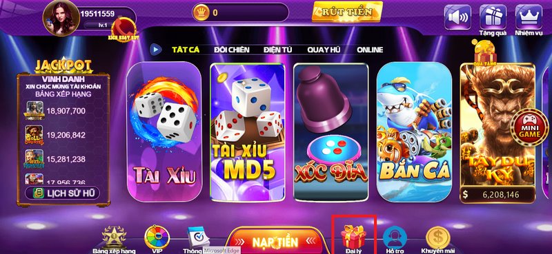 Tổng quan thông tin về đại lý 68 Game Bài